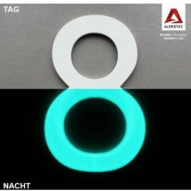 Ouvre&deco - Alpertec Hausnummer 8 Selbstklebend Nachtleuchtend Hausnummern Hausnummerschild