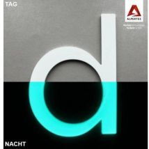 Alpertec Klebebuchstabe d Hausnummern Hausnummerschild
