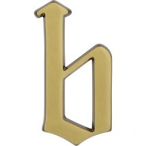 Hausnummer Buchstabe b Bronze Hausnummern Hausnummerschild - Alpertec