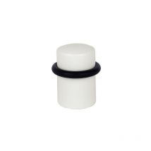 Alpertec - Lot de 4 butées de porte bois brut blanc Diam.3 x H.4 cm