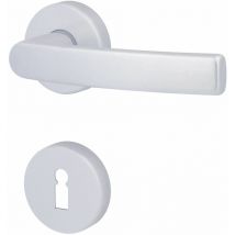 BB-Rosettengarnitur Vanda Aluminium silber rund Beschläge - Alpertec