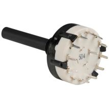 Alpha - Interruptor rotativo 1p / 12 posiciones para circuito impreso