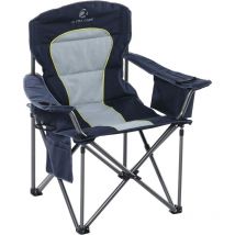 Alpha Camp - Chaises de Camping Portables Pliantes Surdimensionnées avec Porte-Gobelet et Sac Isotherme – Cadre en Acier Robuste Supportant 200 kg
