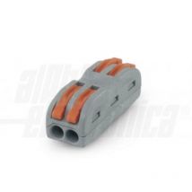 Alpha electronic 2-poliger durchgangsloch-schnellverbinder 10 stück - 542-22