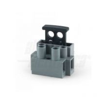 Alpha Elettronica - 2 terminales de paso 2p con portafusibles 542-42 542-42/b2