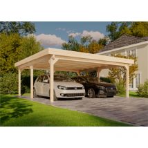 Doppelcarport Olaf Carport Aus Holz, Unterstand , Überdachung Mit Montagematerial - Alpholz