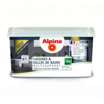 Alpina Peinture Acrylique Multisupports - Cuisine & Salle de Bains - Satin - 2,5L Finition: Satiné - Couleur: Curry