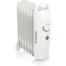Outiror - Alpina Elektroheizung 850W Ölradiator Heizung weiß 7 Rippen