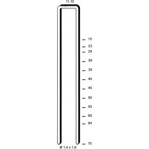 Klammern Type z 50mm passend zu Druckluftnagler, Stahldraht verzinkt - 10000 Stück - Alsafix