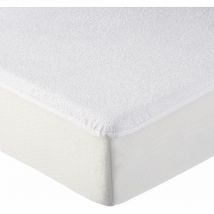 Alèse, protège matelas imperméable et respirant - Coton et tpu - 60 x 120 cm - Blanc Monsieur Bébé