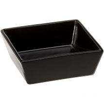 Ferplast - altair Écuelle en céramique pour chiens et chats. 2 mesures et 2 couleurs.. Variante 14 - Misure: 14 x 14 x h 5 cm - 0.5 l - Noir