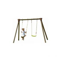 Newplast - New Plast Altalena in Legno a Due Posti. Altezza 190 cm.