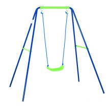 Altalena per Bambini da Giardino + 3 Anni Gioco per Bambini in Metallo Outdoor Toys 142x142x180 cm Supporta fino a 45 Kg