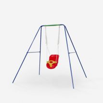 Sport1 - Altalena per bambini giardino con seduta in plastica seggiolino T-bar Dado
