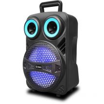 Elco - altavoz trolley efectos luz usb - 25 w