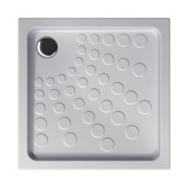 Alterna - Seducta Receveur Antidérapant à poser ou à encastrer, 90x90cm, en Céramique, Blanc (5722L003M)