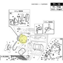 Gianni Ferrari - Alternateur Denso 100211-1670 pour moteur Kubota, réf. 00.55.01.0550