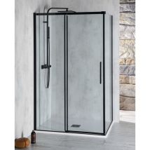 Polysan - altis black Écran rectangulaire 1400x800 mm, variante l/r