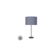 Fabrilamp - Alto Moda Lampe de Table 1xe27 Noir/bleu 63x30x30cm