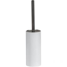 Alto White Toilet Brush & Holder - Showerdrape
