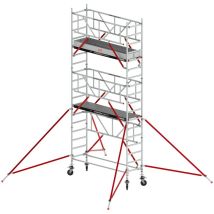 Altrex Fahrgerüst Rs Tower 51-s Safe-quick Aluminium Mit Holz-plattform 6,20m Ah 0,75x1,85m