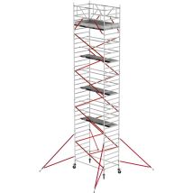Altrex Fahrgerüst Rs Tower 52 Aluminium Mit Holz-plattform 12,20m Ah 1,35x2,45m