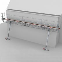 Altrex Modulare Dreiecksbühne Euro 4-6 Mit Handwinde Mtb 6m Lang