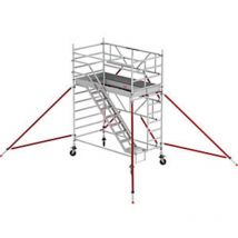 Altrex Treppengerüst Rs Tower 53-s Aluminium Safe-quick Mit Holz-plattform 4,20m Ah 1,35x1,85m
