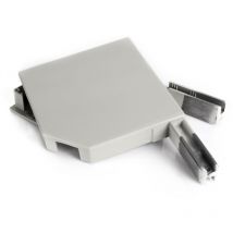 Alu Blendkappen - 45 Grad - 137 mm - Grau ral 7038