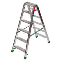 Doppelleiter 2x3 Stufen - Maximale Arbeitshöhe 2.57m - D2