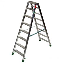 Doppelleiter 2x7 Stufen - Maximale Arbeitshöhe 3.54m - D6