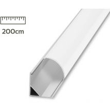 Alu Eck-profil Eloxiert 15x15mm Opal - Länge: 200cm