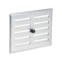 Nicoll - Alu grau eloxiert mit Verschluss: rechteckig 17x14
