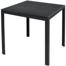 Inda-exclusiv - Alu Polywood Gartentisch Anthrazit/schwarz -d691922-var1