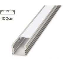 Alu U-profil Eloxiert 17x12mm Opal 100cm