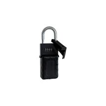 99lucpr Lucchetto Porta Oggetti Acciaio, Nero - Alubox