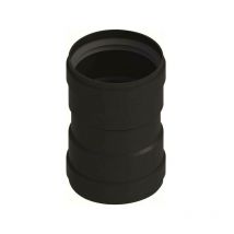 Aluminium-gelenk farbe schwarz f-f d.100mm l=132 51664