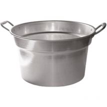 Aluminium -Kessel -Topf zum Kochen von Tomaten behält alle Maßnahmen bei - Ø 28 cm capienza 5 LT - pesante