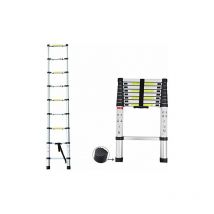 Aluminium Telescopic Ladder Extension Extend - Portable Foldable (2.6M)