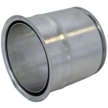 Bertrams Wandfutter DN 100 doppelt – Aluminium – Hochwertiges Wandfutter für Rauch- und Abgasrohre