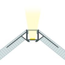 Aluminiumprofil Integrierung in Gips/Pladur mit durchgehender Abdeckung für Ecke Außenbereich für LED Streifen bis 9 mm Weiß 8 m Weiß transluzent