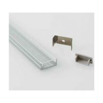 Aluminiumprofil mit abdeckung fÜr led-streifen 2mt bar/strip/10/s