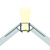 Ledkia - Aluminiumprofil mit durchgehender Abdeckung Integrierung in Gips/Pladur für Ecken Außenbereich led Streifen bis 8 mm Schwarz 8 m Weiß
