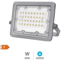 Aluminiumprojektor led 30W 6500K IP65 Grau