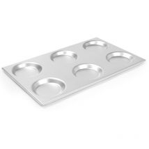 Hendi - Aluminiumtablett gn 1/1 mit runden Formen 125mm 530x325mm 808740