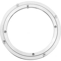 Aluminum Alloy Lazy Susan Turntable, Heavy Duty Lazy Susan, Rotating Bearing Turntable, Round Dining Table, Smooth Swivel Plate, 14 Inch, 10mm Thick