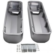 Maxpeedingrods - Aluminum Engine Valve Rocker Covers Stain Finish for Ford bbf 429 460 V8