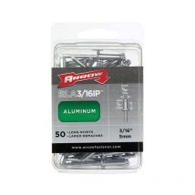 Arrow - rla 3/16IP Aluminium Rivets 3/16in Long Pack of 50 ARRRLA316IP