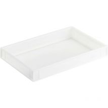 Alutec 05035 Kunststoffbox lebensmittelgeeignet (B x H x T) 600 x 75 x 400 mm Weiß 1 St.