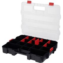 Alutec - Officina e meccanica 56075 Valigetta per minuteria (l x a x p) 386 x 68 x 310 mm Scomparti: 18 suddivisione vari